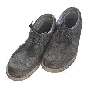 Hey Dude Wally Linen Iron Casual Shoes Comfort Loafers Slip On Mens Size 11‎